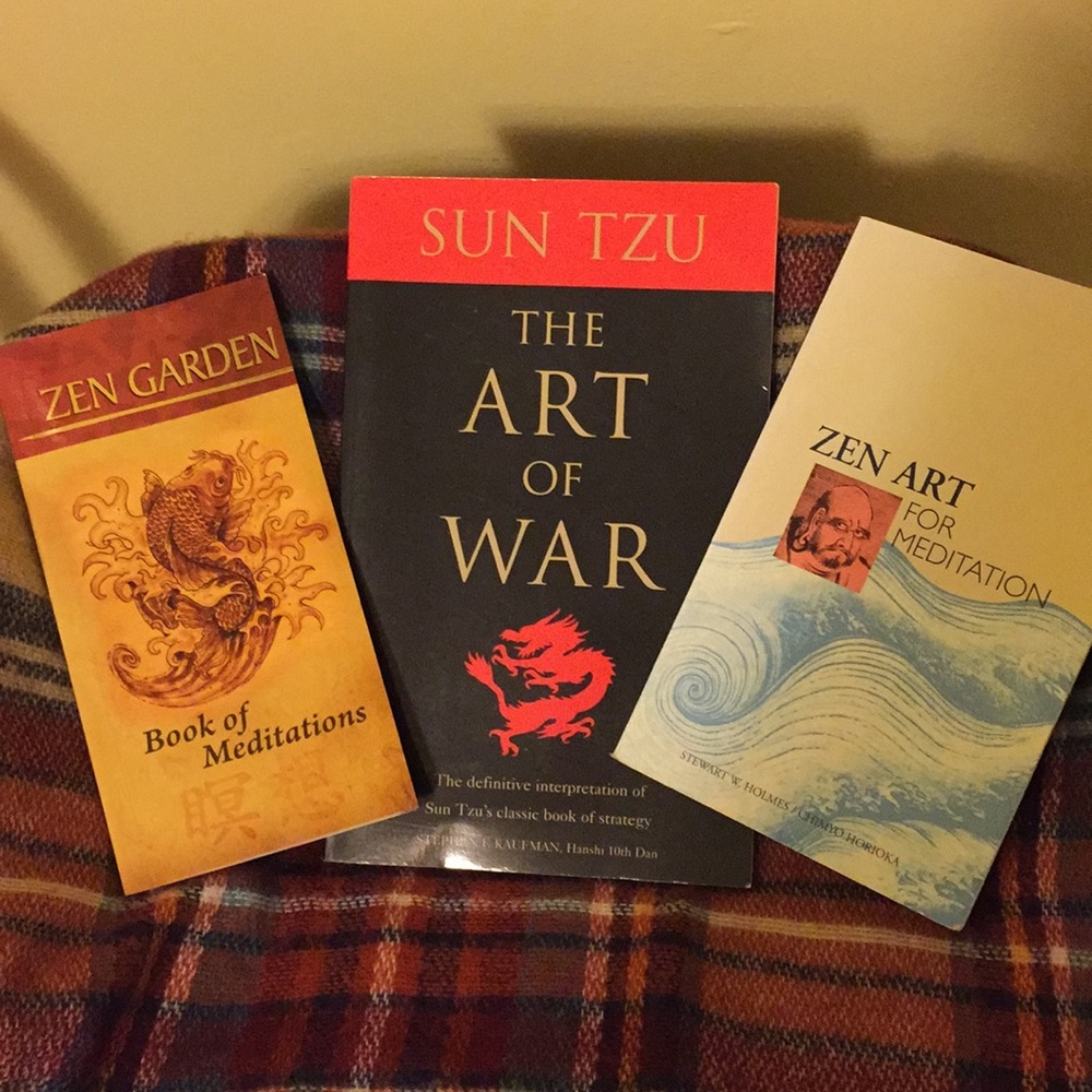 Zen books & The Strategy of War book 📚